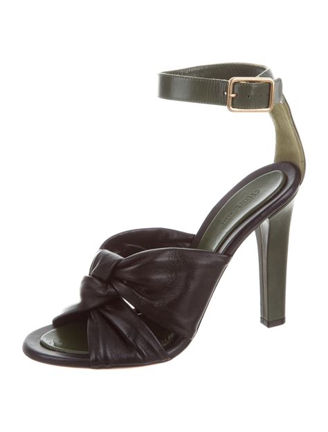 celine ankle strap sandals.